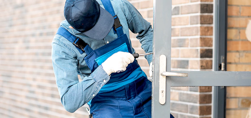 Pivot Storefront Door Locks Installation in Fountain Valley, California